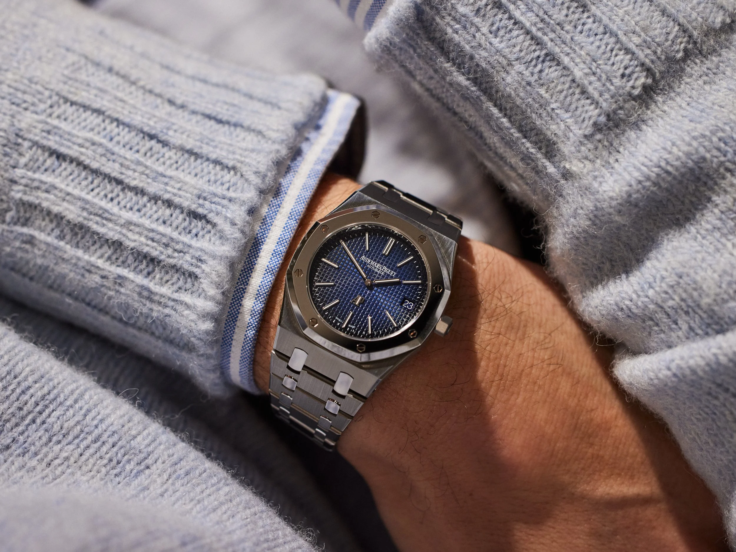 AUDEMARS PIGUET 3点　レザーボックス　コレクション　ブルー Audemars Piguet Royal Oak “Jumbo” Extra-Thin “Limited Edition of